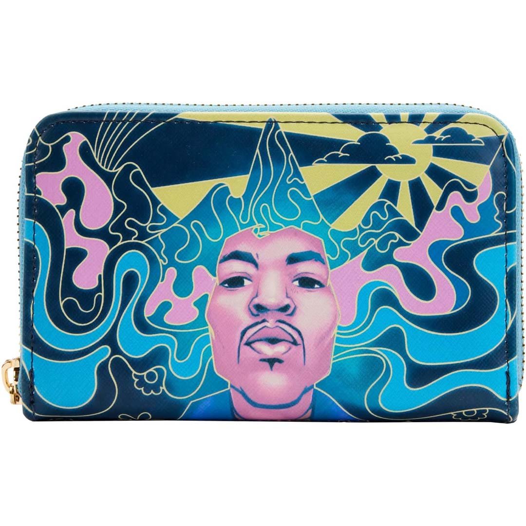 Loungefly Jimi Hendrix Psychedelic Landscape Zip-Around Wallet