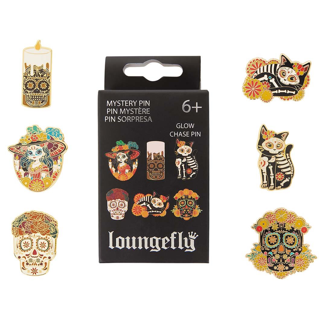 Loungefly Día de los Muertos Mystery Box Pins