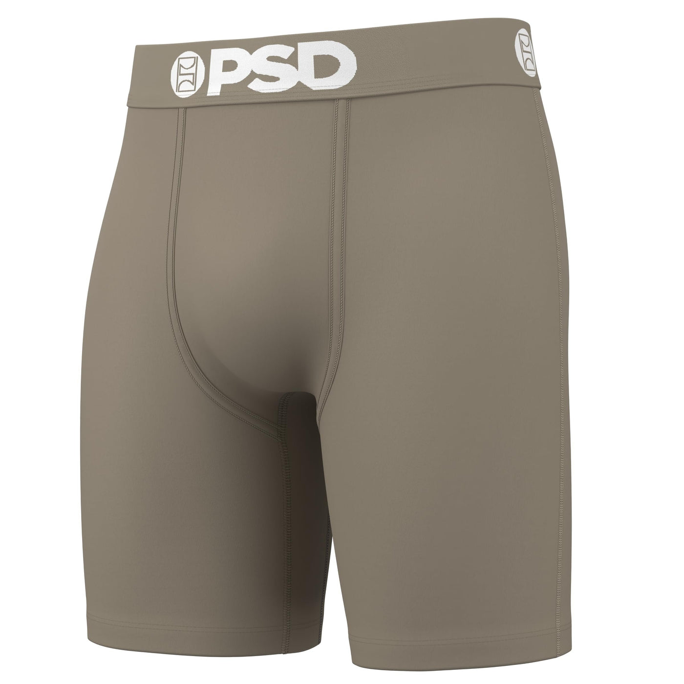 PSD Underwear Men's Earth Tones Cotton Boxer Briefs 3-Pack - Taupe