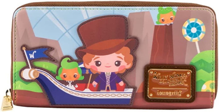 Loungefly Willy Wonka and the Chocolate Factory 50th Anniversary Zip-Around Wallet