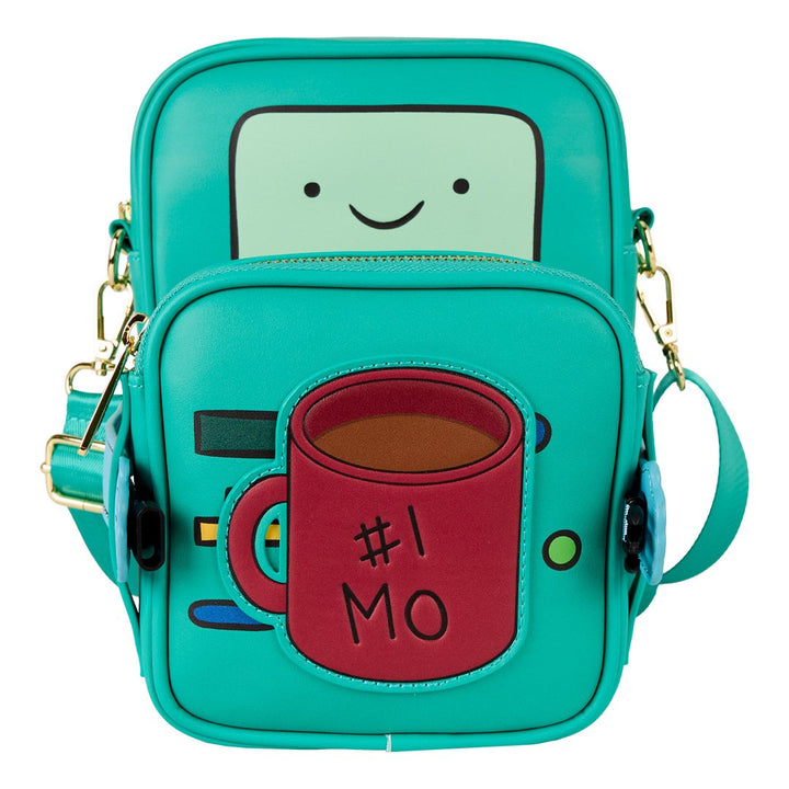 Loungefly Warner Brothers Adventure Time BMO Crossbuddies® Cosplay Crossbody Bag With Coin Bag