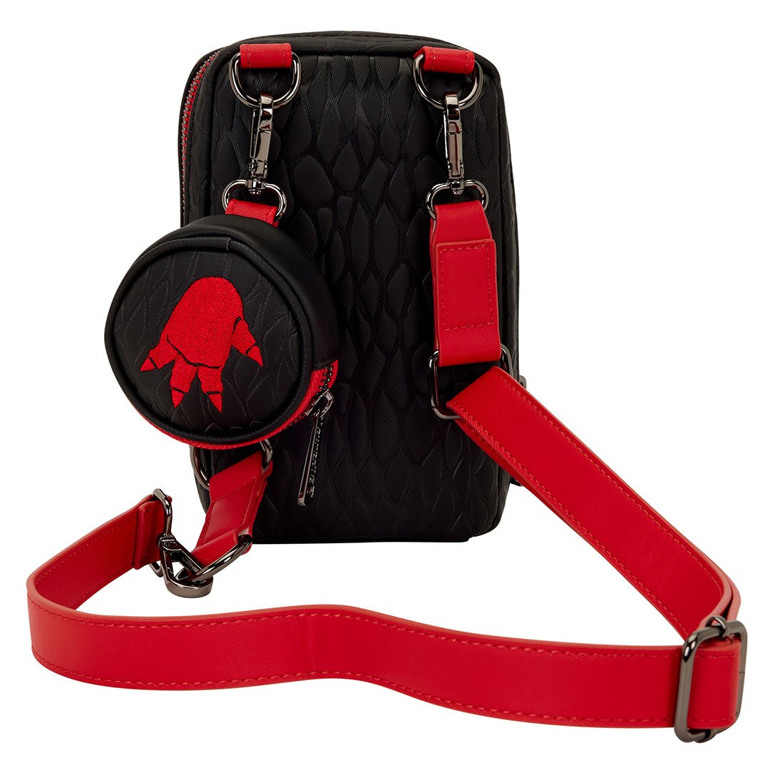 Loungefly Toho Godzilla Cellphone Crossbody Bag with Coin Bag