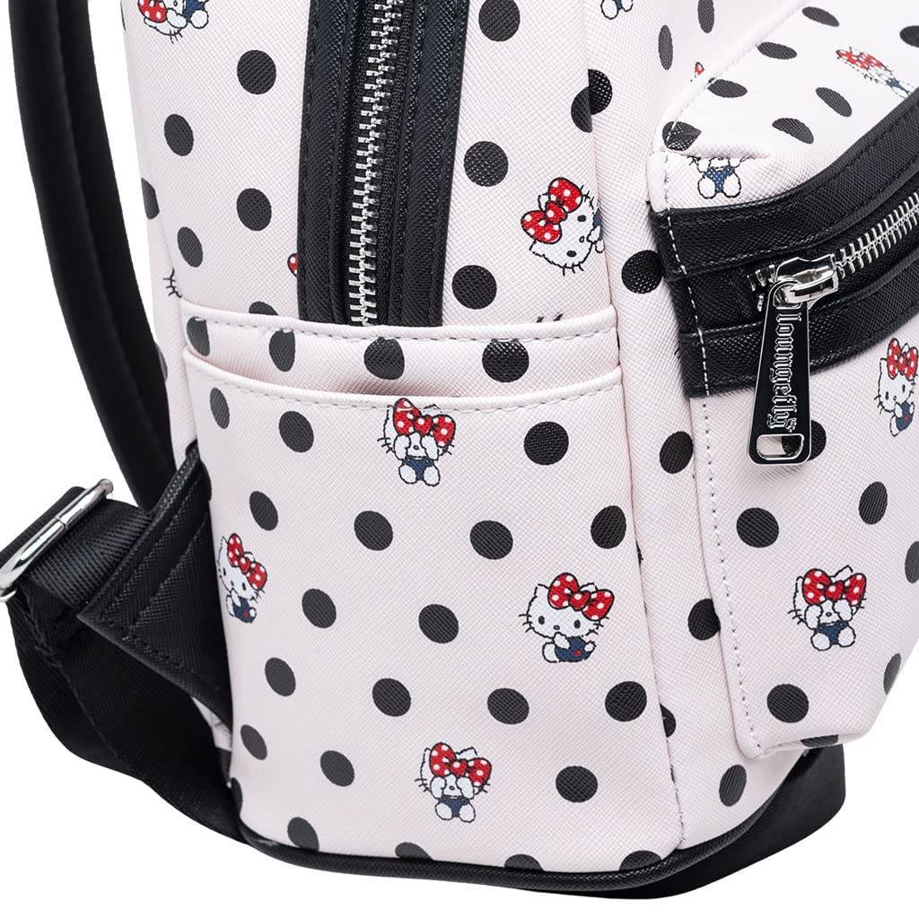 Hello Kitty Polka Dot PU Mini Backpack