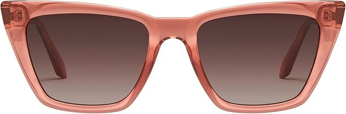 Quay - Womens Sunglasses, Cat Eye Lenses with UV Protection (Call The Shots, Primrose)