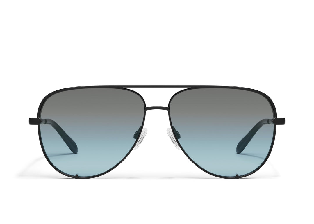 Quay Australia Unisex High Key Wire Frame Aviator Sunglasses