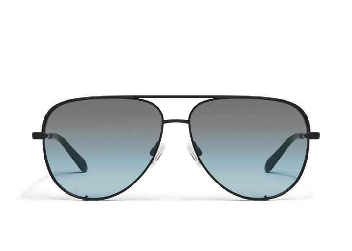 Quay Australia Unisex High Key Wire Frame Aviator Sunglasses