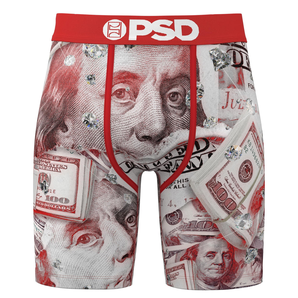 PSD Men's Hunned Boxer Briefs 3-Pack - Red