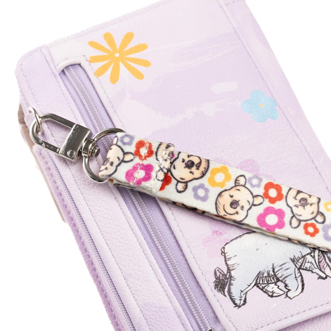 Wondapop Disney Winnie The Pooh And Piglet Crossbody Wallet Cell Phone Wristlet