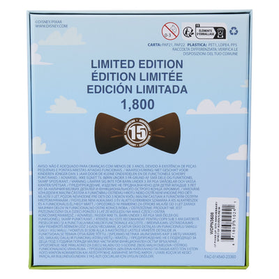 Loungefly Pixar Up 15th Anniversary Spirit of Adventure Moving 3" Collector Box Pin - Back Packaging