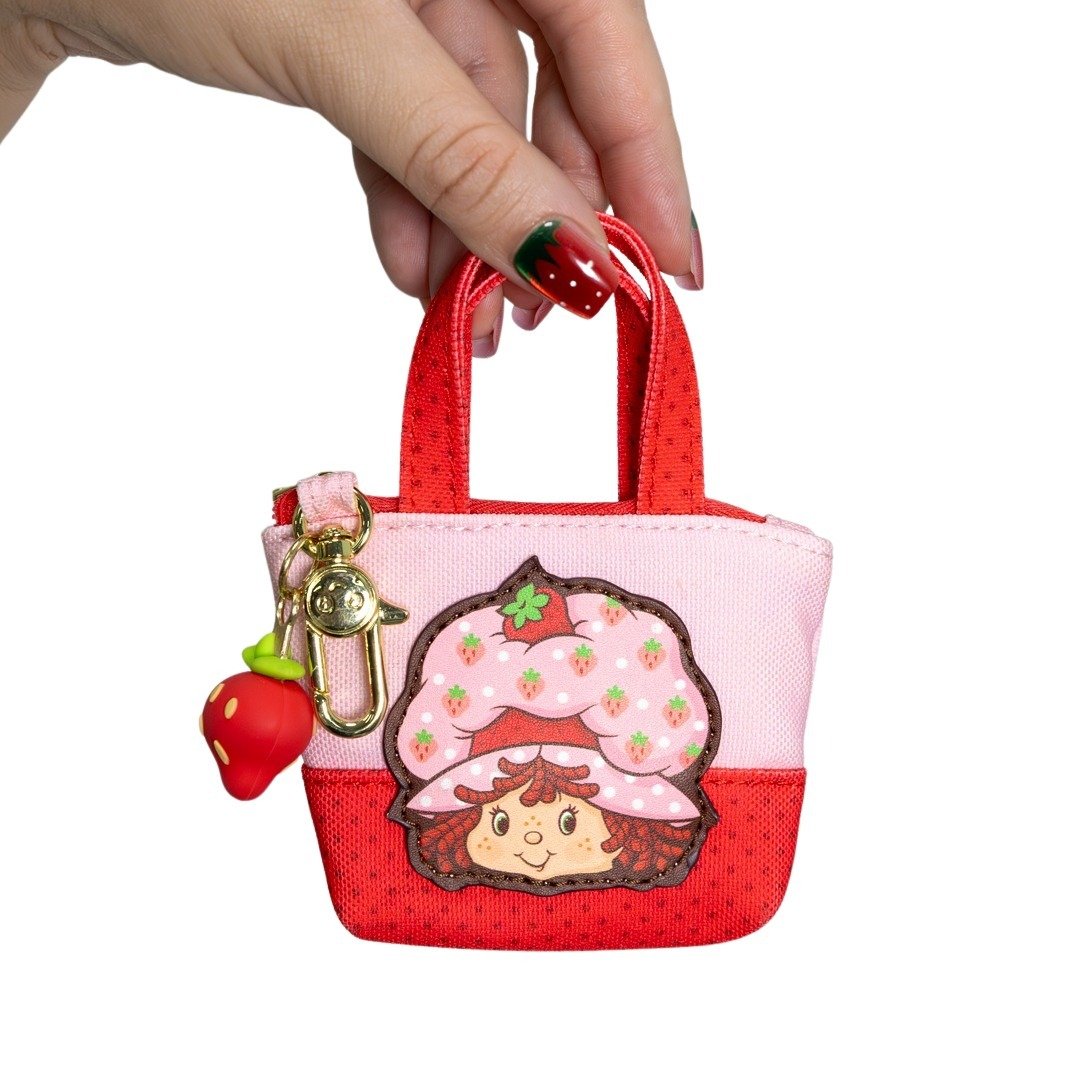 Whatever Makes You Happy Strawberry Shortcake Besties Blind Box Mini Canvas Tote Bag Charms