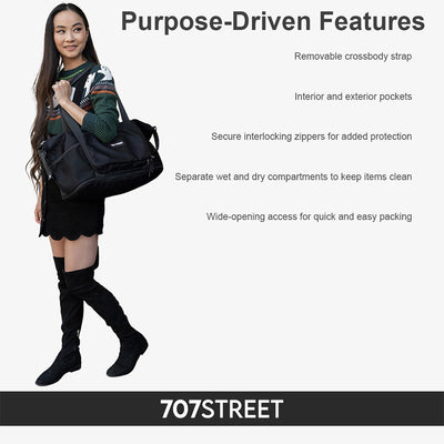 707 Street The Weekender Foldable Travel Bag