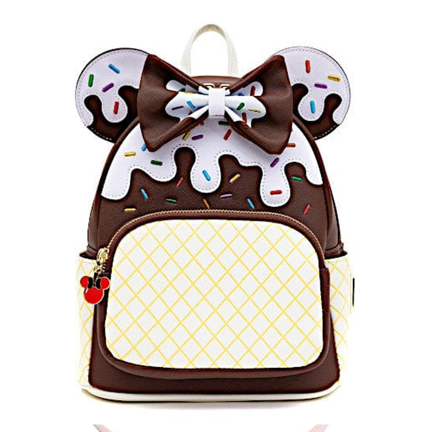 Loungefly Disney Minnie Mouse Chocolate Ice Cream Cone Mini Backpack