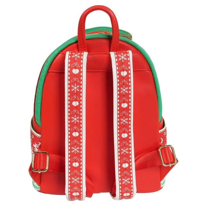 Loungefly Dr. Seuss How the Grinch Stole Christmas Grinch Christmas Sweater Mini Backpack - Entertainment Earth EX