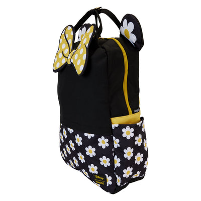 Loungefly Disney Minnie Mouse Straw Cosplay Full-Size Nylon Backpack - Side