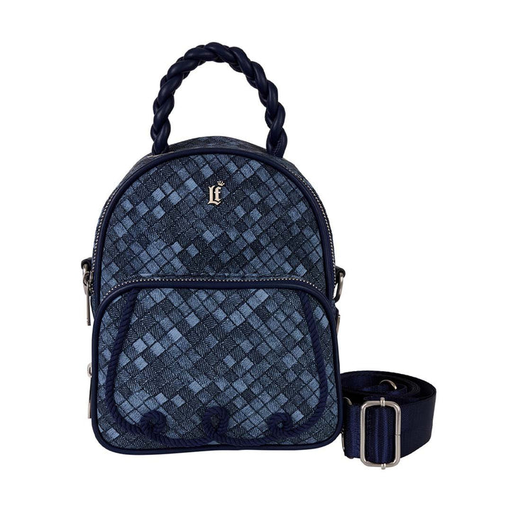 Loungefly Denim Convertible Mini Backpack