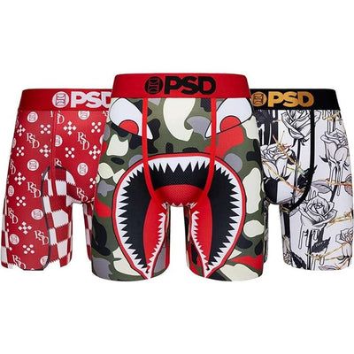 PSD Men's Retro 3-Pack Boxer Briefs