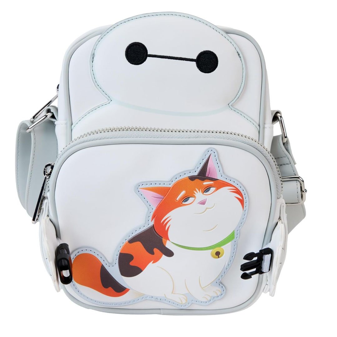 Loungefly Disney Big Hero 6 10th Anniversary Baymax &amp; Mochi Crossbuddies® Cosplay Crossbody Bag With Coin Bag