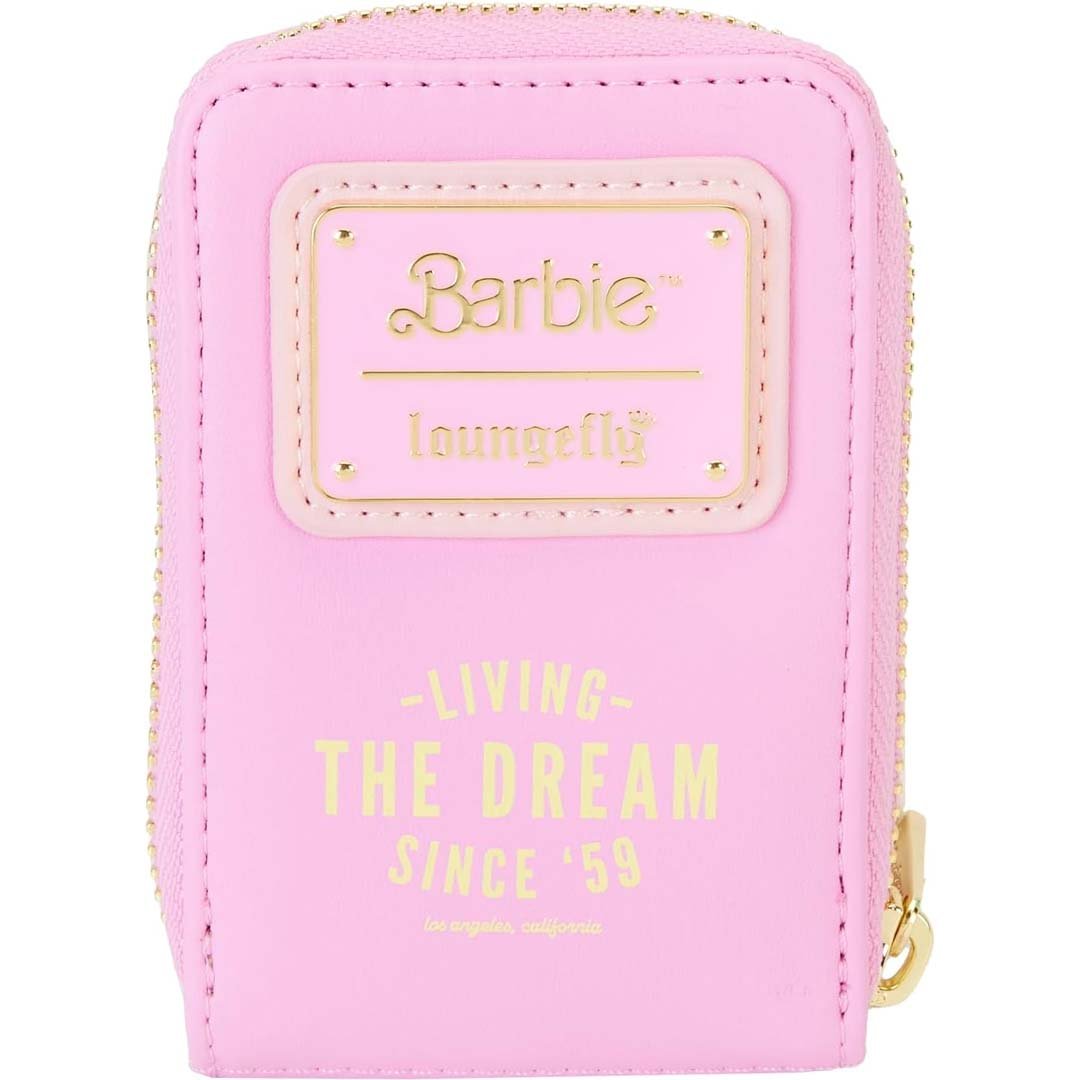Loungefly Mattel Barbie 65th Anniversary Doll Box Triple Lenticular Zip-Around Wallet