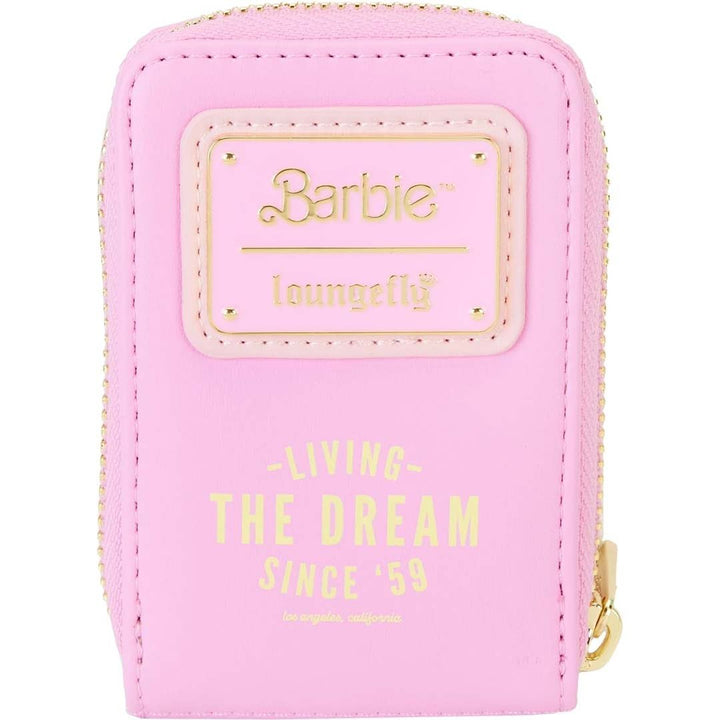 Loungefly Mattel Barbie 65th Anniversary Doll Box Triple Lenticular Zip-Around Wallet