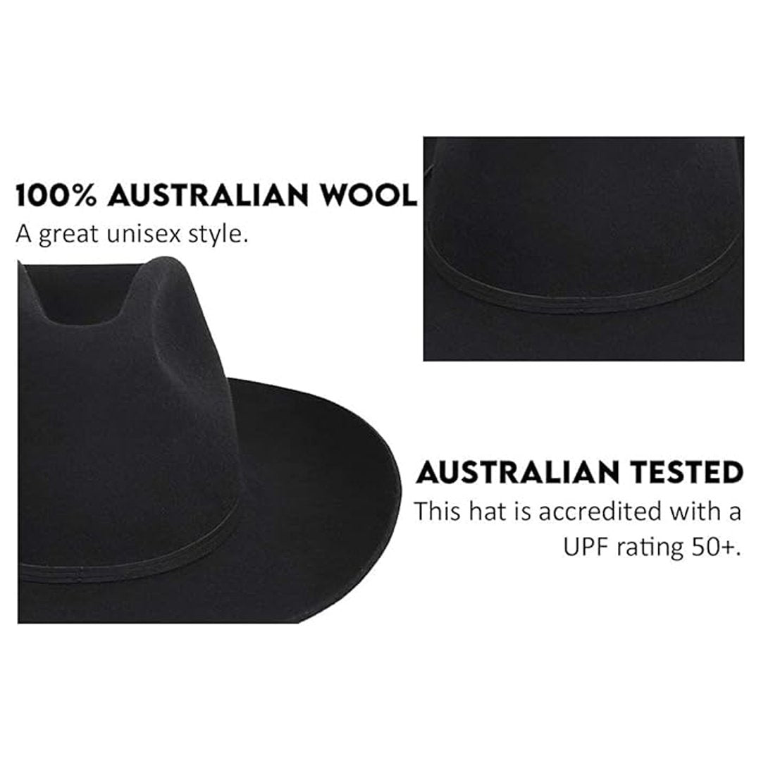 Lack of Color Unisex The Goldfinger Classic Wool Cowboy-Style Western Hat