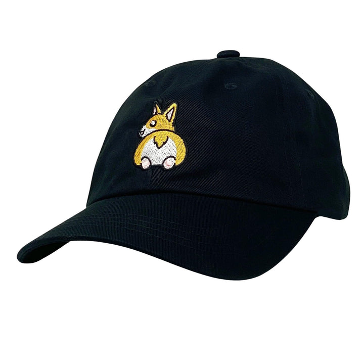 707 Street Furry Friends Embroidered Baseball Dad Hat - Corgi Butt