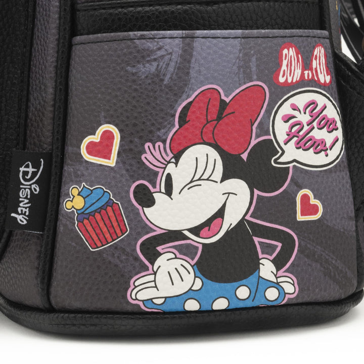 WondaPop Disney Mickey Mouse 11" Vegan Leather Mini Backpack - Side 2