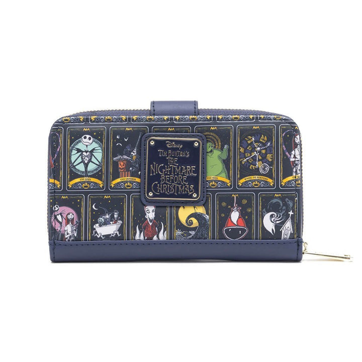 Loungefly Disney Nightmare Before Christmas Allover Print Tarot Wallet - 707 Street Exclusive