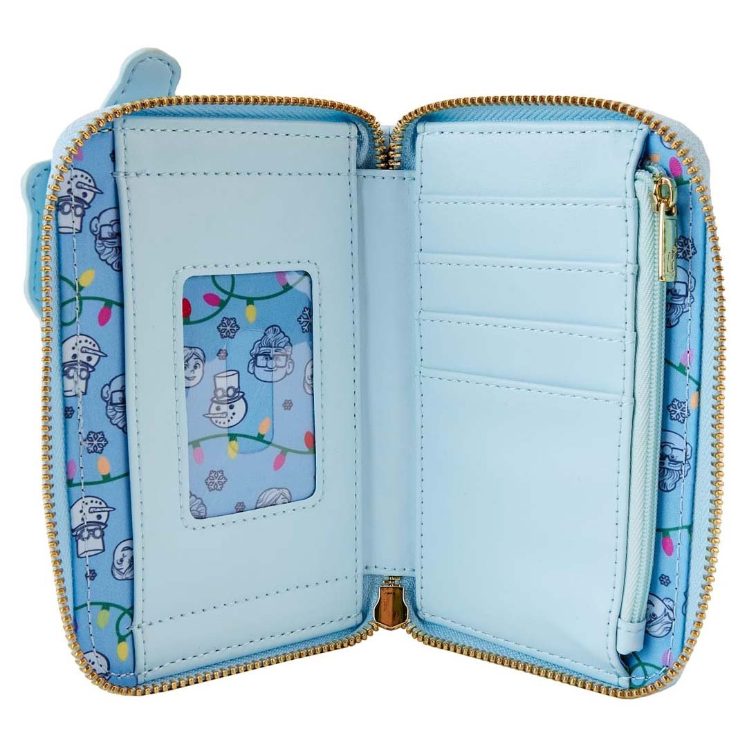 Loungefly Disney Pixar Up House Christmas Lights Zip-Around Wallet