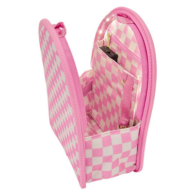 Loungefly Pink Checkered Light-Up Mini Backpack Bag Organizer Insert