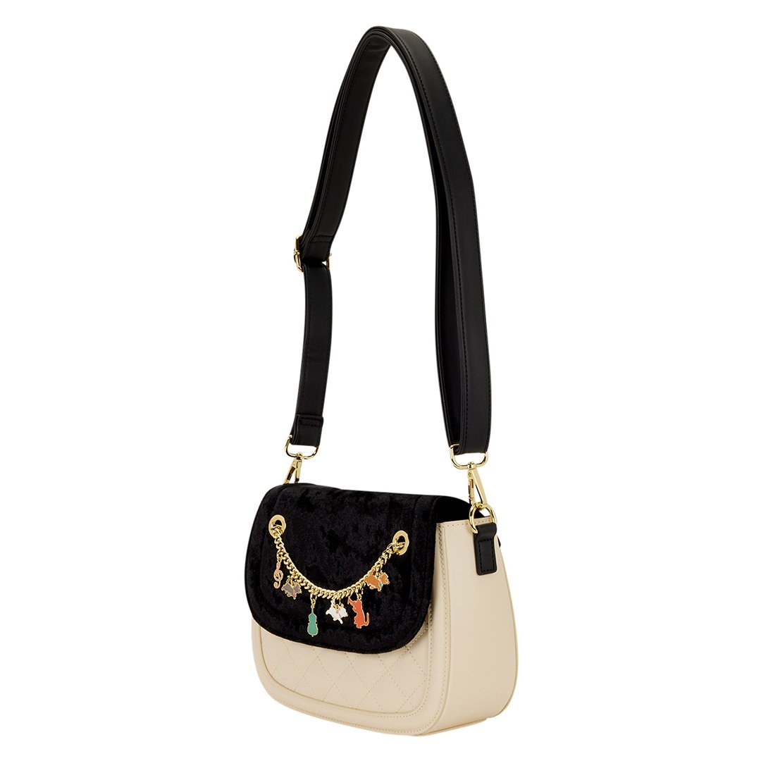Loungefly Disney Aristocats Charm Crossbody Bag