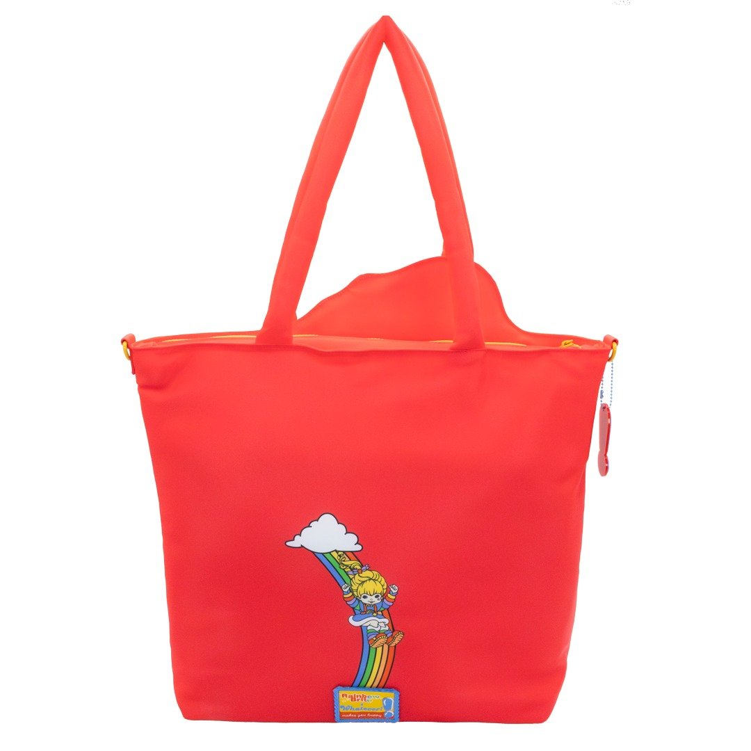 Whatever Makes You Happy Rainbow Brite Puffy Nylon Die Cut Tote Bag