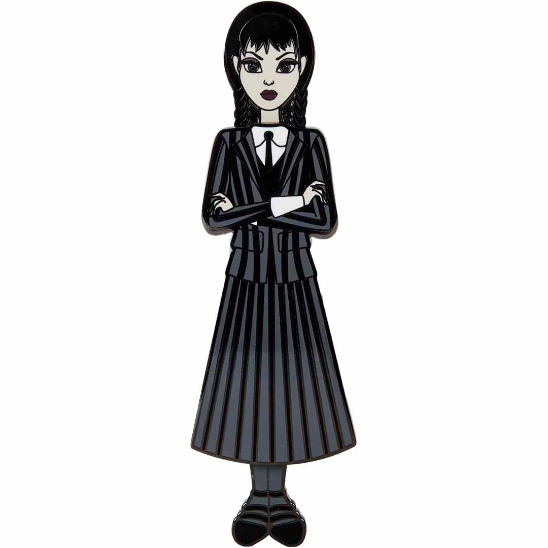 Loungefly MGM Wednesday Addams Paper Doll Pin