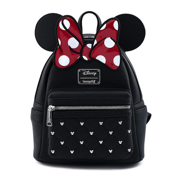 Loungefly Disney Minnie Mouse Bow Mini Faux Leather Backpack 