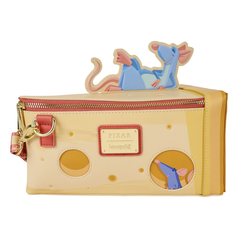 Loungefly Pixar Ratatouille Remy & Emile Cheese Figural Crossbody Bag