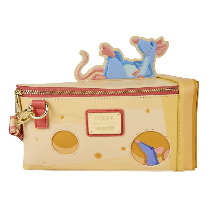 Loungefly Pixar Ratatouille Remy &amp; Emile Cheese Figural Crossbody Bag