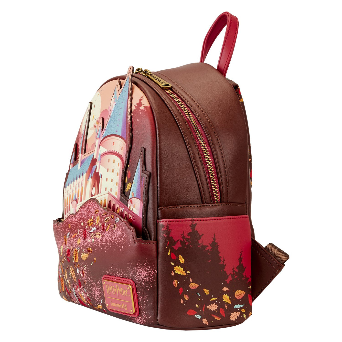 Loungefly Warner Brothers Harry Potter Hogwarts Fall Mini Backpack