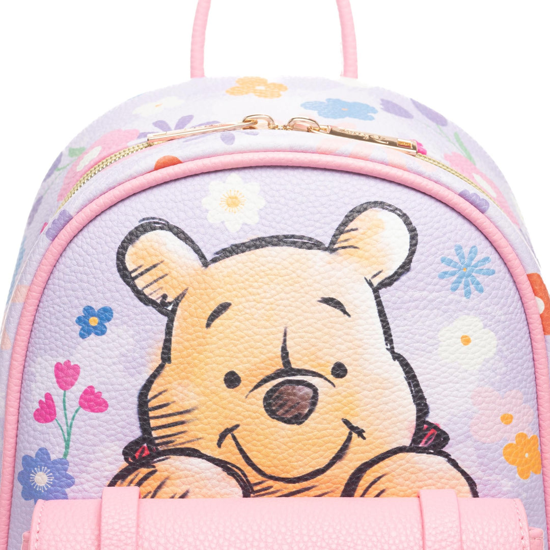 Wondapop Disney Winnie the Pooh and Friends Tree House 11" Vegan Leather Fashion Mini Backpack