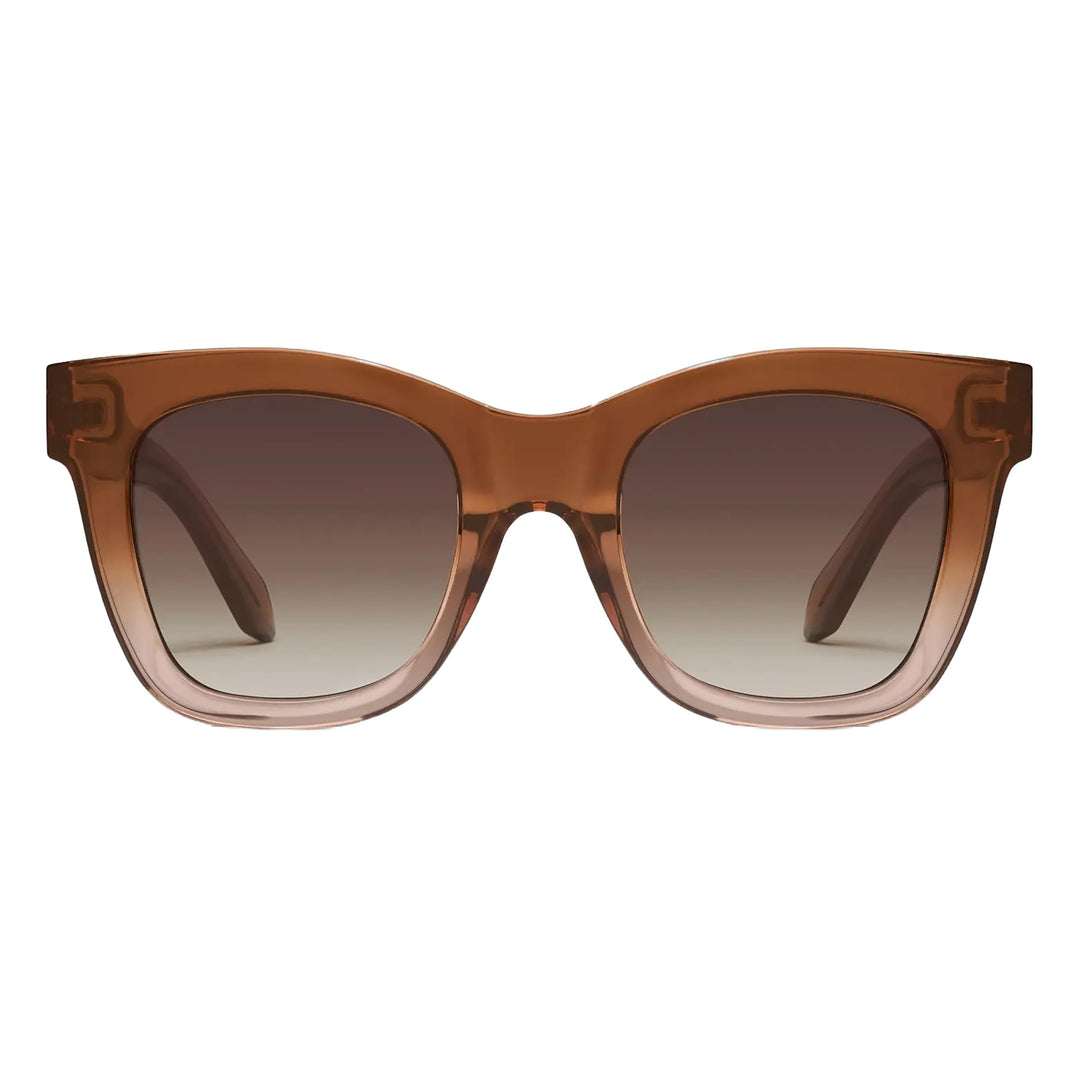 QUAY - Womens Sunglasses, Square Lenses with UV Protection (After Hours, Coffee Doe)