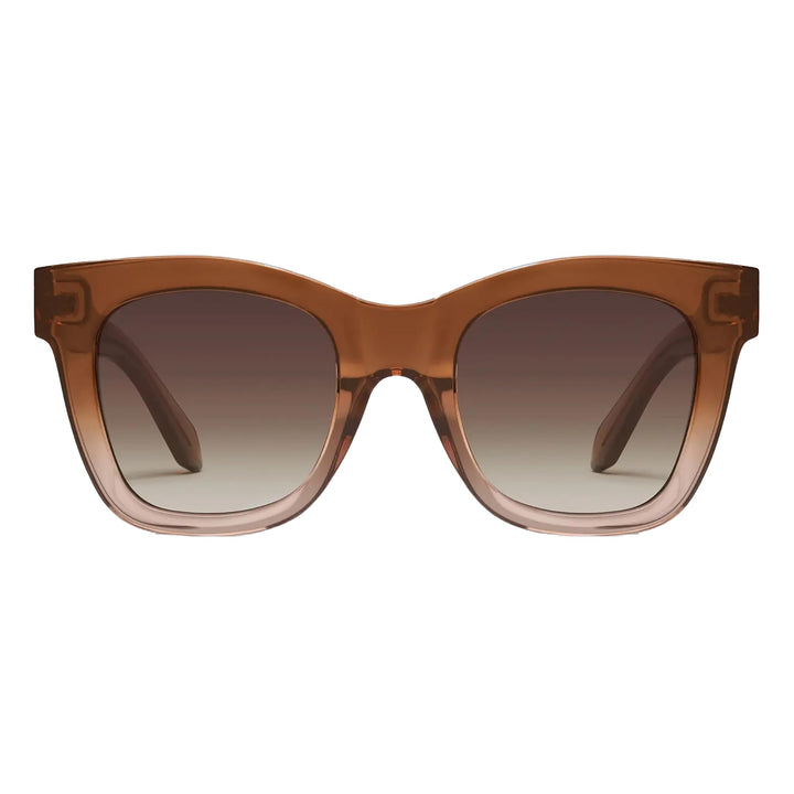 QUAY - Womens Sunglasses, Square Lenses with UV Protection (After Hours, Coffee Doe)