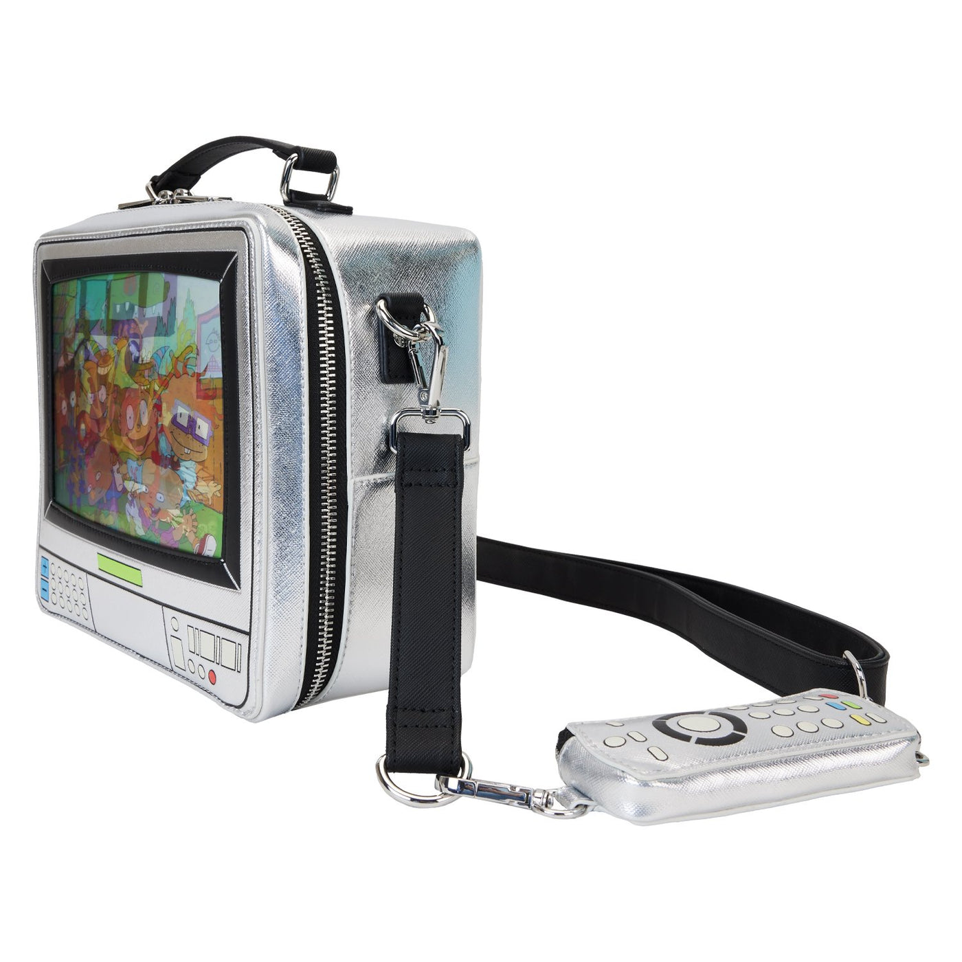 Loungefly Nickelodeon Retro TV Triple Lenticular Crossbody - Side