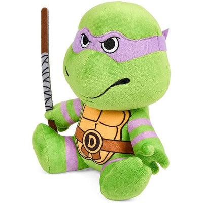 Kidrobot Teenage Mutant Ninja Turtles 7.5" Donatello Phunny Plush - 3/4 left angle