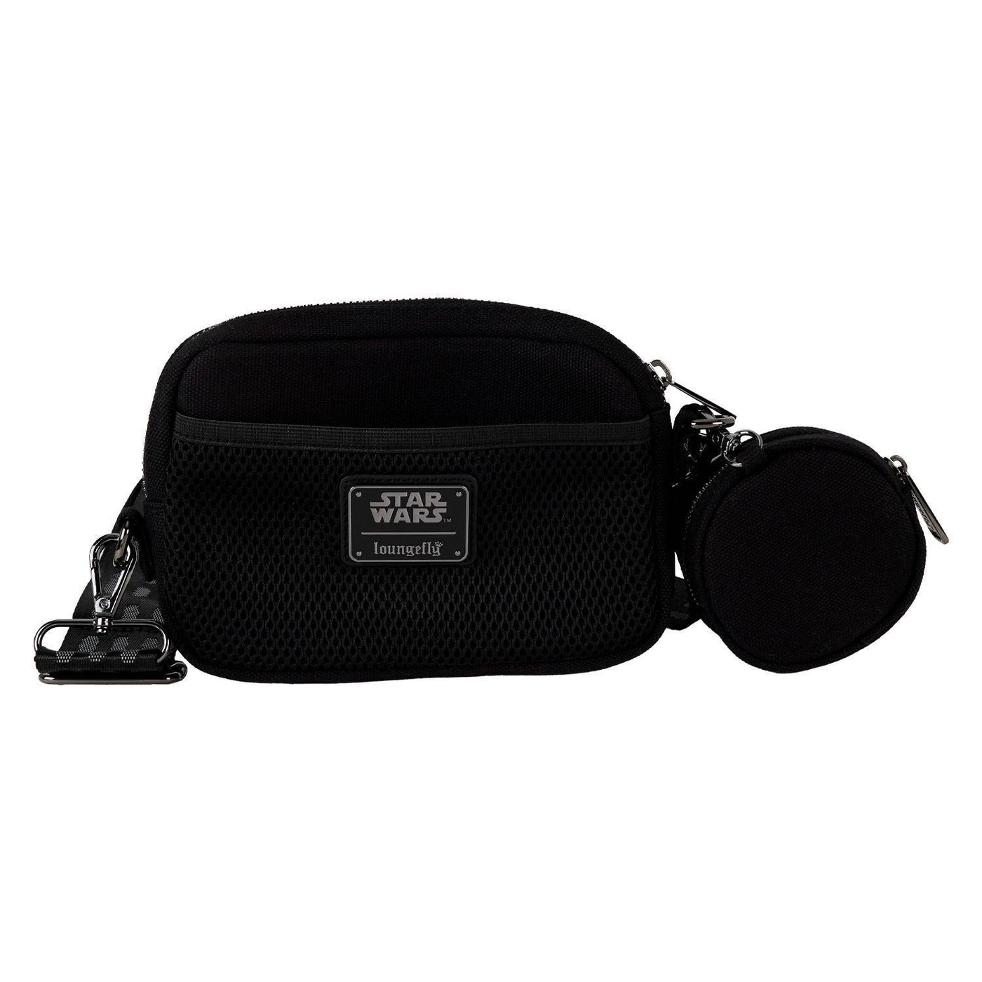 Loungefly Star Wars Darth Vader Canvas Sling Crossbody Bag with Coin Bag