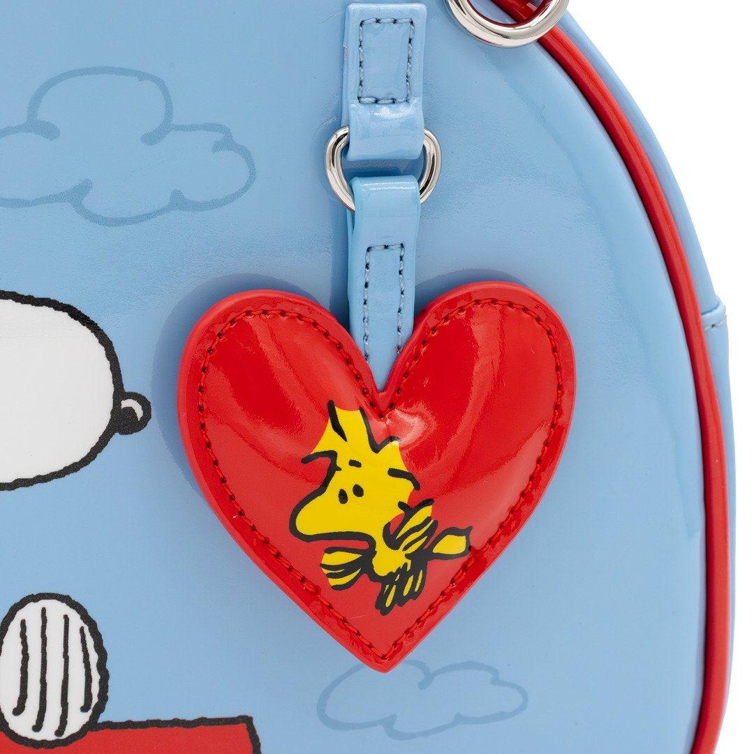 Whatever Makes You Happy Peanuts 75th Anniversary Snoopy “Happiness Is a Good Friend” Bowler Bag