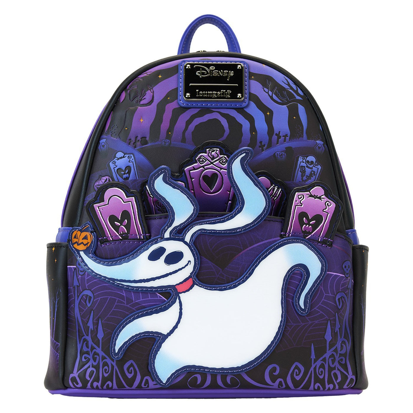 Loungefly Disney The Nightmare Before Christmas Zero Graveyard Light Up Mini Backpack