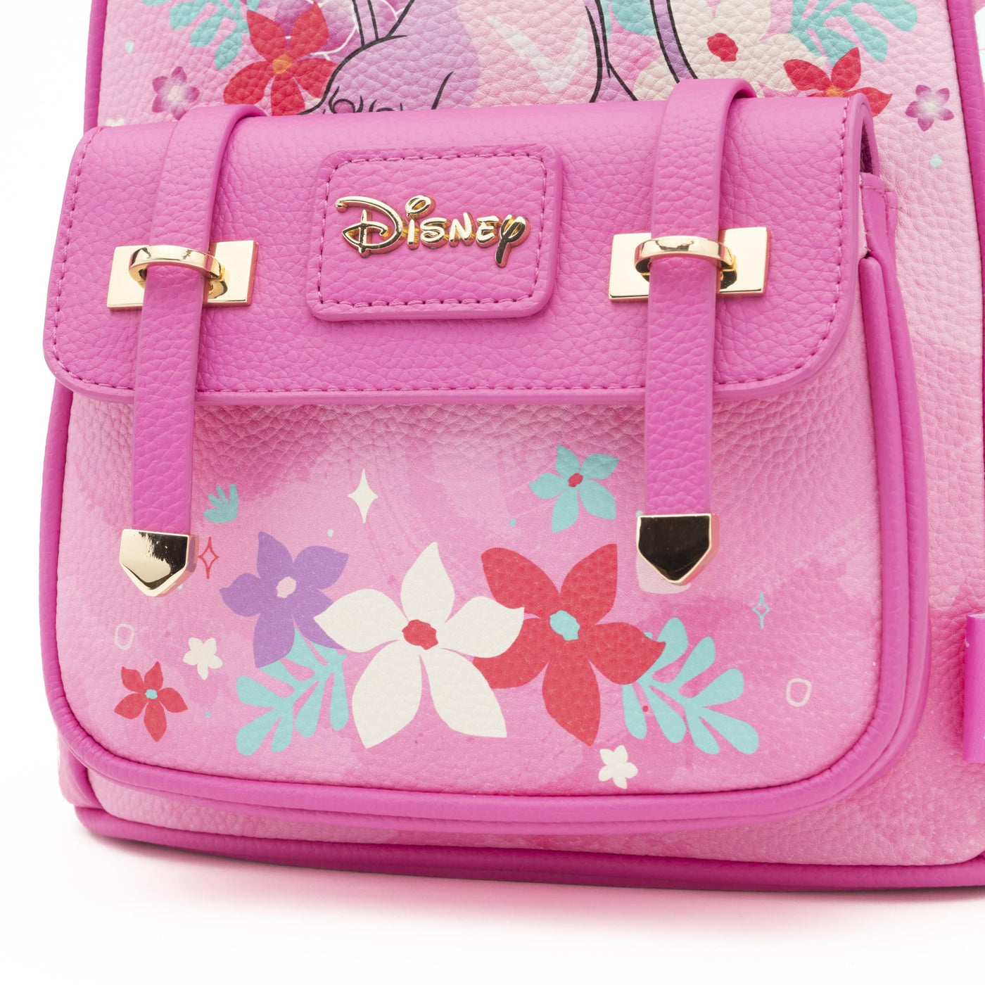 WondaPop Disney Angel 11" Vegan Leather Mini Backpack - Front Close up