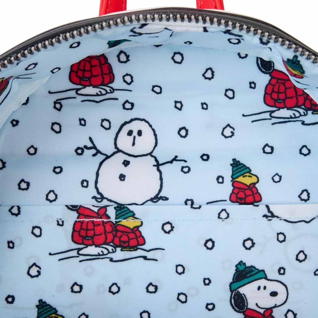 Loungefly Peanuts Snoopy Snow Day Mini Backpack