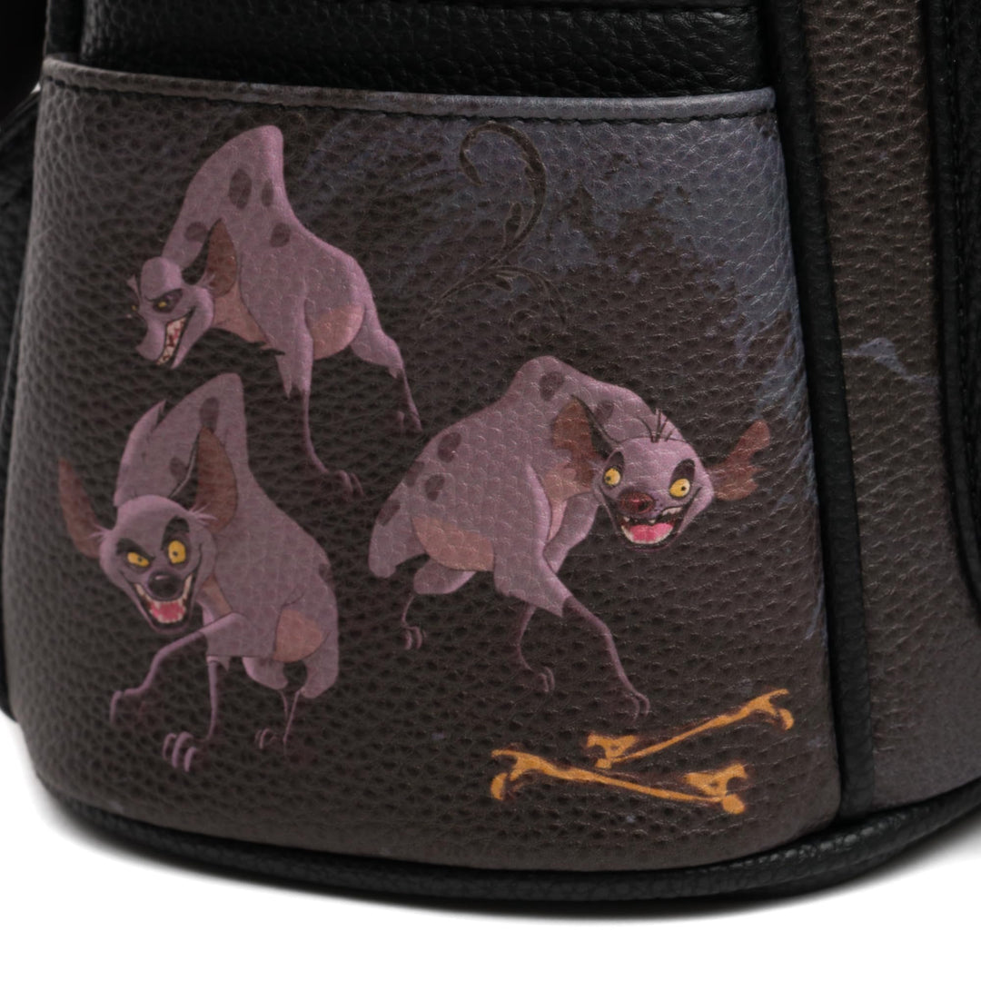WondaPop Disney The Lion King Scar 11" Mini Backpack - Side Pocket