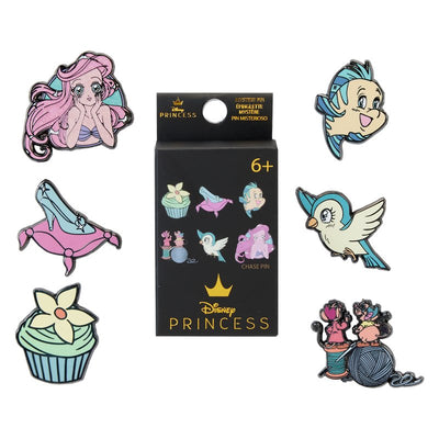 Loungefly Disney Princess Manga Style Mystery Box Pins - Set