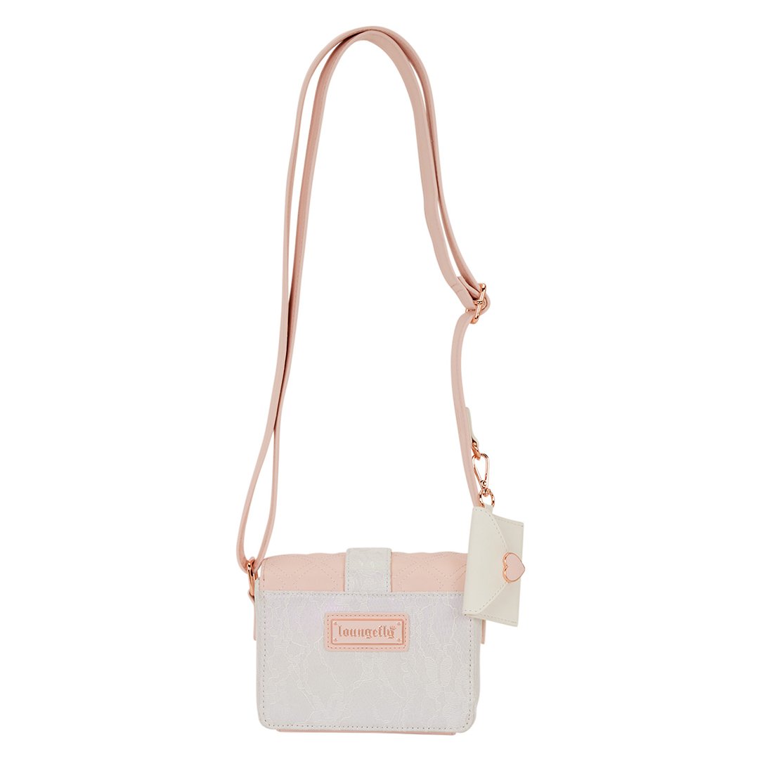 Loungefly Heart Envelope Crossbody Bag with Bag Charm