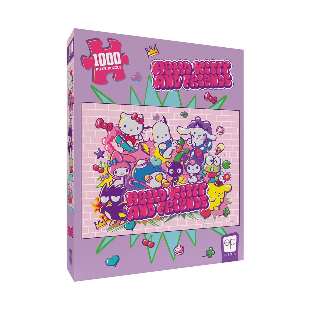 USAopoly Hello Kitty and Friends - Tokyo Skate 1000 Piece Puzzle 